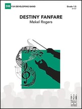 Destiny Fanfare Concert Band sheet music cover